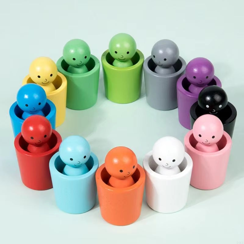 ColorPlay Peg Dolls & Sorting Cups – Imagination & Learning in Every Colorful Moment
