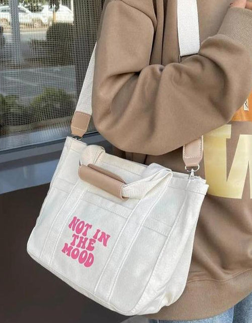 Load image into Gallery viewer, Large Capacity with Removable Bottom Canvas Tote Bag
