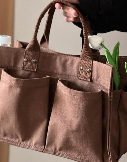 Load image into Gallery viewer, Large Capacity with Removable Bottom Canvas Tote Bag

