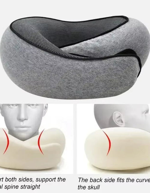Load image into Gallery viewer, CloudRest U-Shape Pillow – Memory Foam Travel Neck Cushion for Car, Plane &amp; Home Comfort
