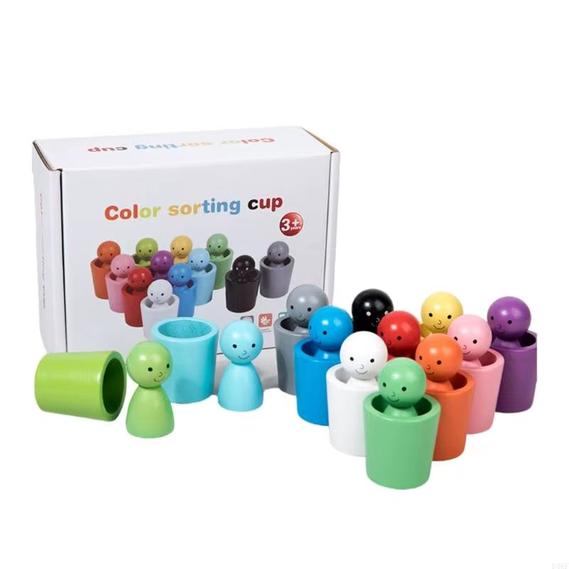 ColorPlay Peg Dolls & Sorting Cups – Imagination & Learning in Every Colorful Moment