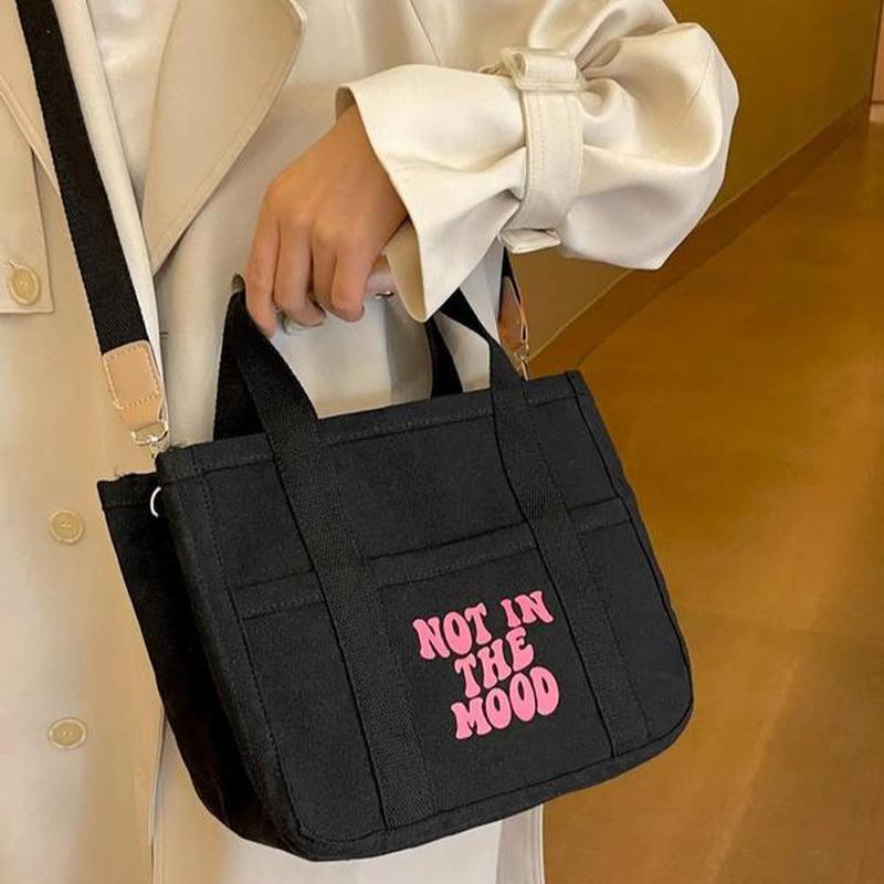 Large Capacity with Removable Bottom Canvas Tote Bag