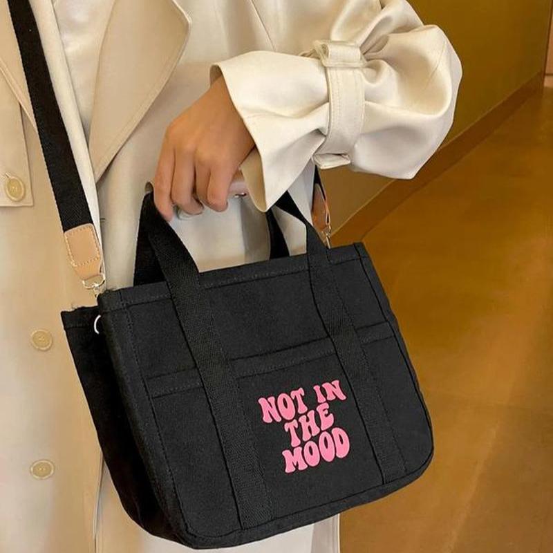 Large Capacity with Removable Bottom Canvas Tote Bag