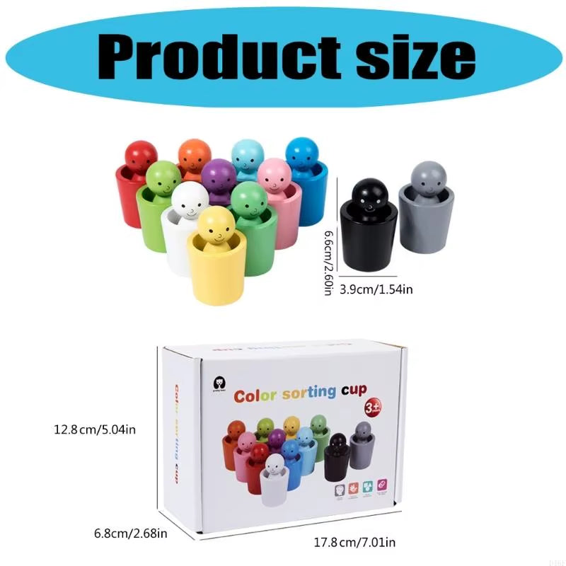ColorPlay Peg Dolls & Sorting Cups – Imagination & Learning in Every Colorful Moment