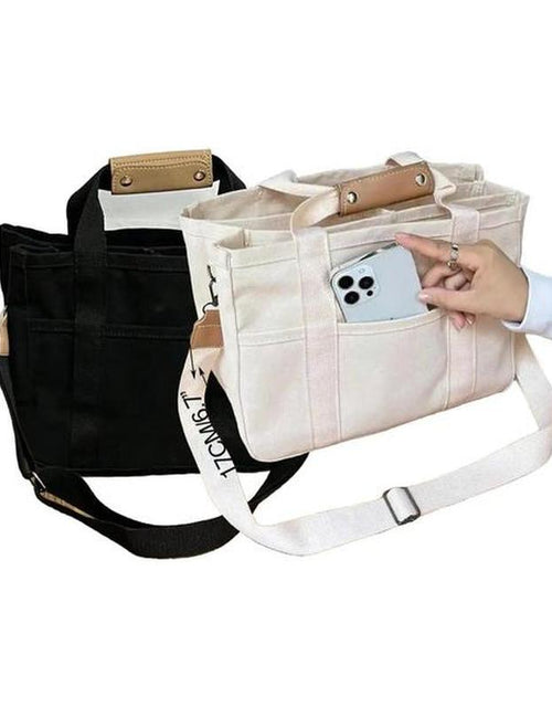 Load image into Gallery viewer, Large Capacity with Removable Bottom Canvas Tote Bag
