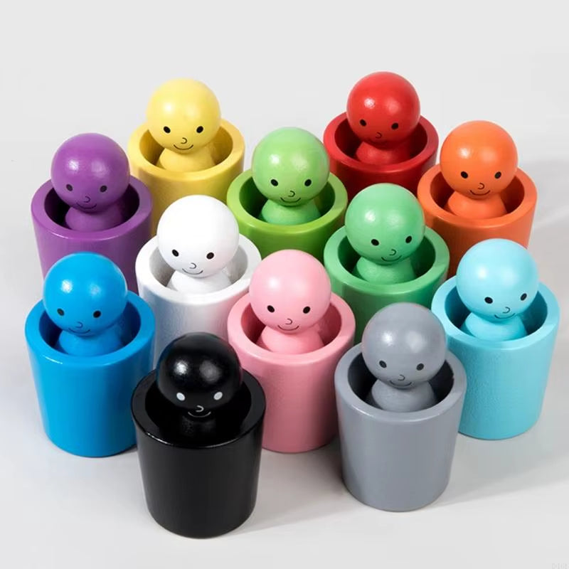 ColorPlay Peg Dolls & Sorting Cups – Imagination & Learning in Every Colorful Moment